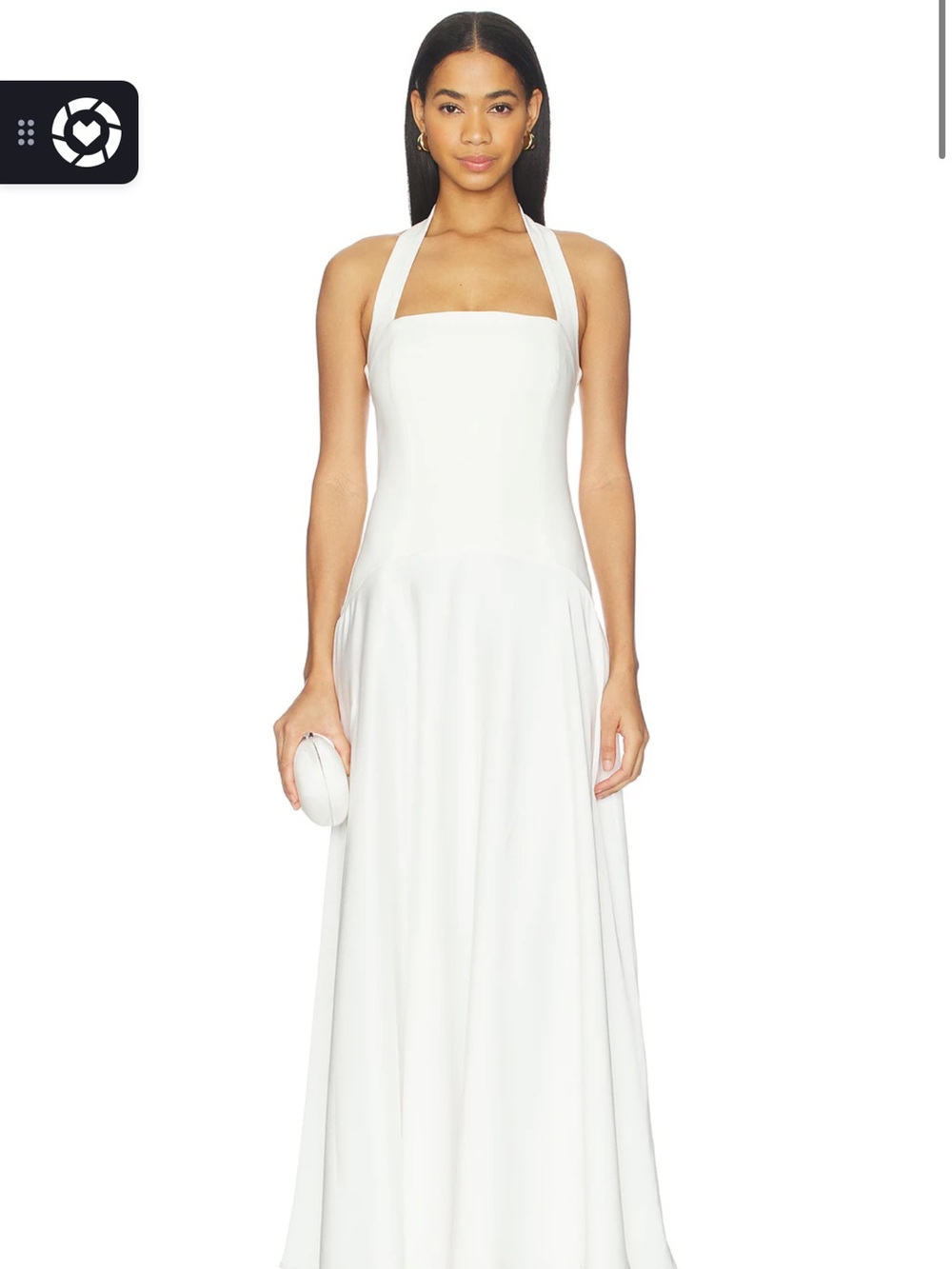 Classic White Bridal Maxi Dress - Brand Unspecified
